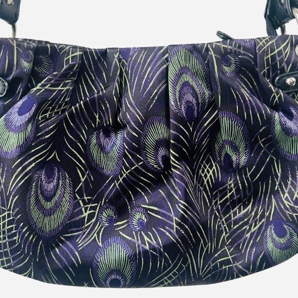 Apt 9 Purple Peacock Hobo Shoulder Bag - Picture 4 of 8